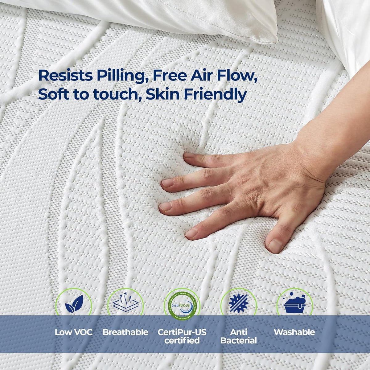 Classic Living Astralis double mattresses, Cooling Gel Memory Foam Mattresses Medium Firm Mattresses | Mattress in a box
