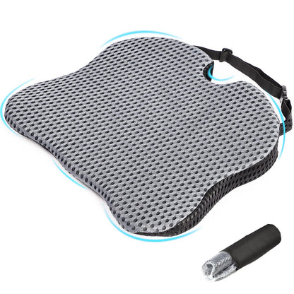 Humberto Car Seat Cushions for Driving,Sciatica Coccyx Tailbone Pain Relief Memory Foam Wedge Seat Cushion.Lumbar Support Pads,Car Seat Cushion