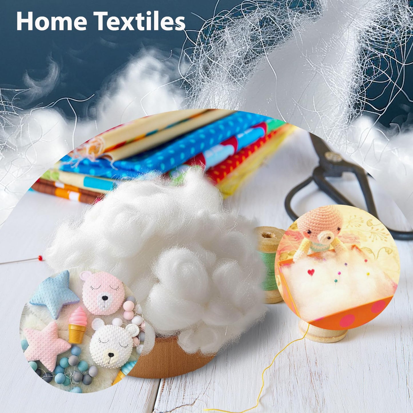 Jtnohx Toy Stuffing,100g Stuffing for Crafts, Bean Bag Filling, Polyester Fiberfill for Stuffed Animals, Crochet,Cushion, Pillow