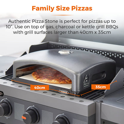Tower T978517 Pizzazz Pizza Oven with Paddle and Carry Bag, Suitable for 10" Pizzas Black