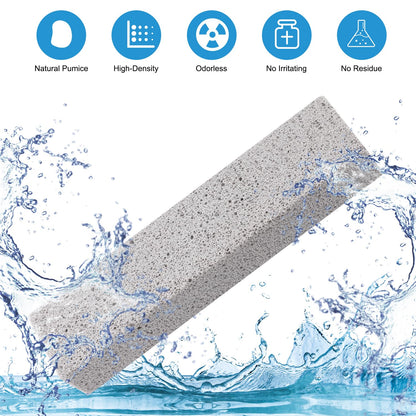 Pumice Stone for Toilet 4 Pcs Toilet Pumice Stone Toilet Pumice Cleaning Stone with Handle Pumice Stone for Cleaning Toilet Scrubber Pumice Stone