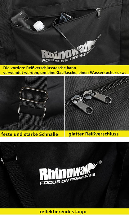 SUNTTELF Bike Carry Bag - Travel Case for 26-29 inch Folding MTB Road Bike Transport