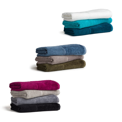 Möve Bamboo Luxe set of 3 soap cloths 30 x 30 cm made of 60% cotton / 40% viscose from bamboo cellulose, ocean
