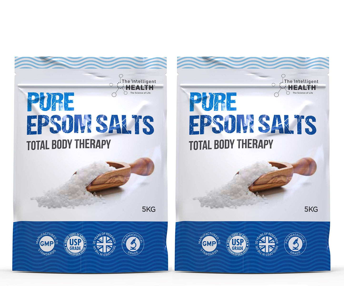 Pure Epsom Salts | Magnesium Sulphate Bath Salt (5 kg (Pack of 2))