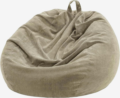 Nobildonna Bean Bag Chair Cover (No Filler) for Kids Beanbag Stuffed Animal Storage Without Filling Plush Toys Holder and Organizer Soft Premium