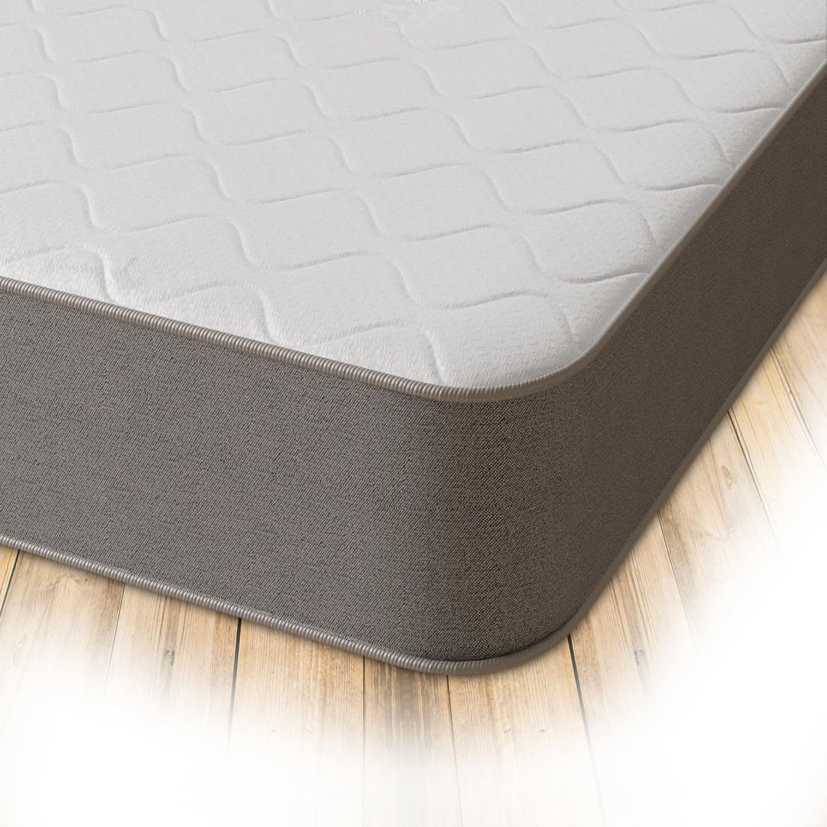 Starlight Beds CoolTouch Classic Grey Sprung Shorty Mattress
