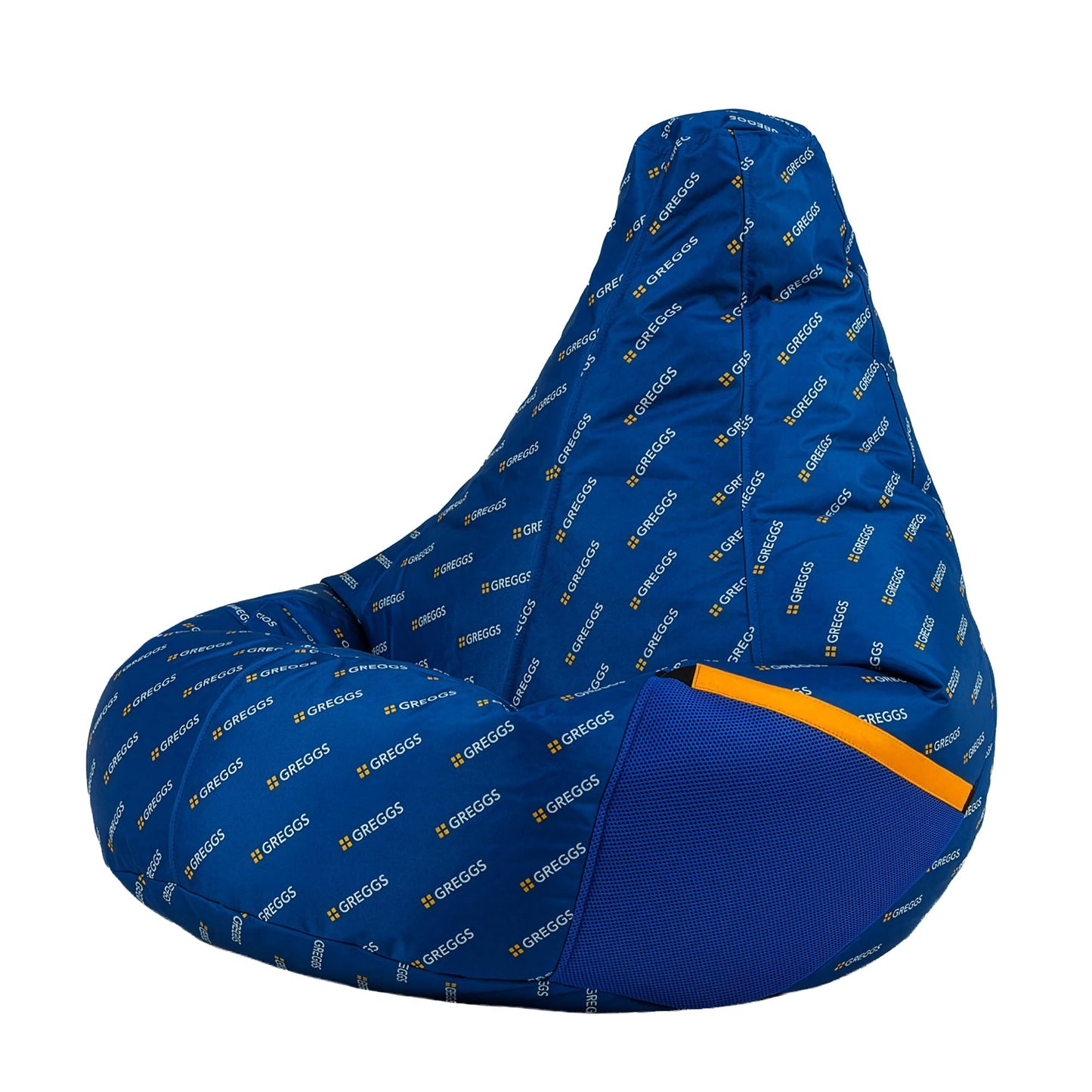 icon Greggs Gaming Bean Bag Chair, Water Resistant Fabric, Beanbag for Indoor and Outdoor Use with Filling Included, Novelty Gifts, Bedroom