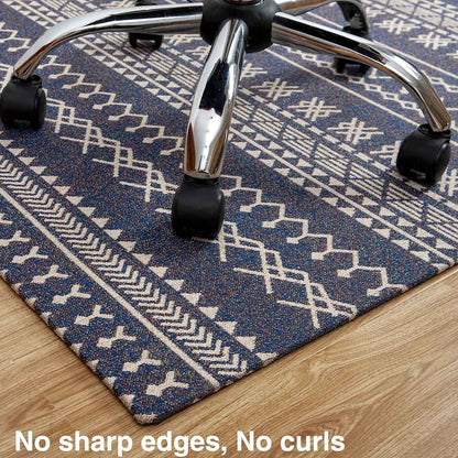 Luxury Chair Mat for Carpeted Floor, Office Chair Mat hardwood floors, 120 X 90cm Multi-Purpose Carpet Protector for Home and Office