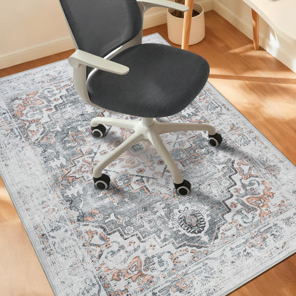 Homcomodar Office Chair Mats for Hardwood Floor 90x120cm Computer Chair Mat for Home and Office Floor Mat for Office Chair Non Slip Rubber