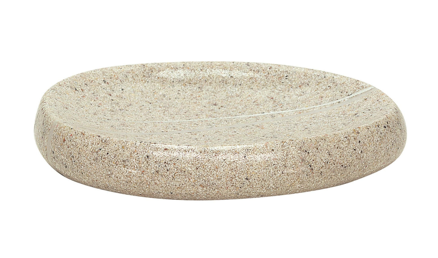 Kleine Wolke Polyresin Soap Dish, Sand Beige