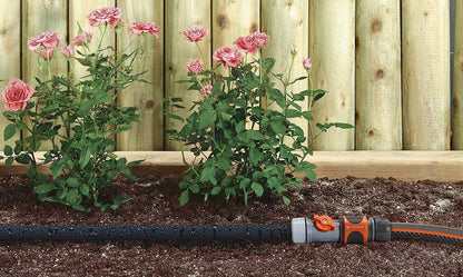 Gardena Soaker Hose: Water-Saving Sprinkler Hose for Watering Plant Rows and beds; Water Savings Individually Adjustable up to 70 Percent, Easy to