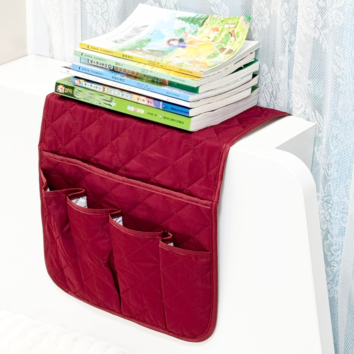 BEISIJIA Sofa Armrest Organiser, Hanging Caddy Storage Bag for Armchair Couch, Remote Control Holder for Phone, Books, Magazines, Glasses