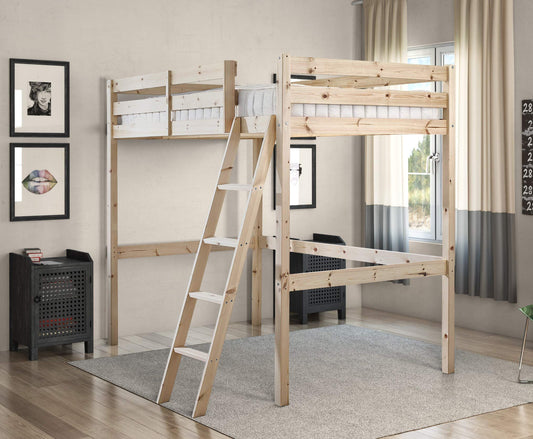 STRICTLY BEDS&BUNKS Bunk Bed, Beige, Small Double
