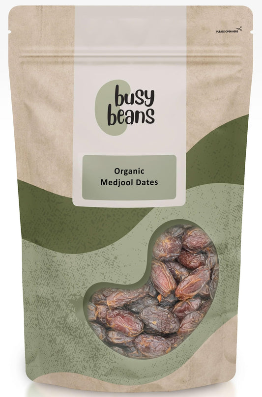 Organic Medjool Dates - Certified Organic - by Busy Beans Organic (500g)