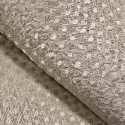 Douceur d'Intérieur Quartz Shower Curtain with Hooks 100% Polyester Taupe 180cm x 200cm