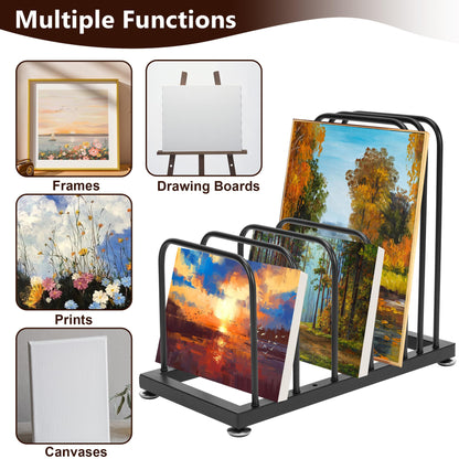 lesolar Art Canvas Storage Stand, Small Art Storage Rack, Art Drying Rack for Desktop, Artworks, Canvas Boards, Panel, Frame, Drawing Board