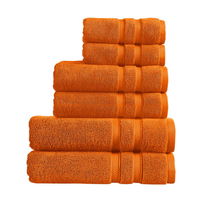 Christy Chroma Family Towel Set | Set of 6 | 2 Hand 2 Bath 2 Bath Sheets | Highly Absorbent Heavyweight 675GSM | Bold and Bright
