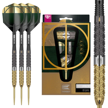 TARGET Darts Cult Envy 03 26G 90% Tungsten Swiss Point Steel Tip Darts Set