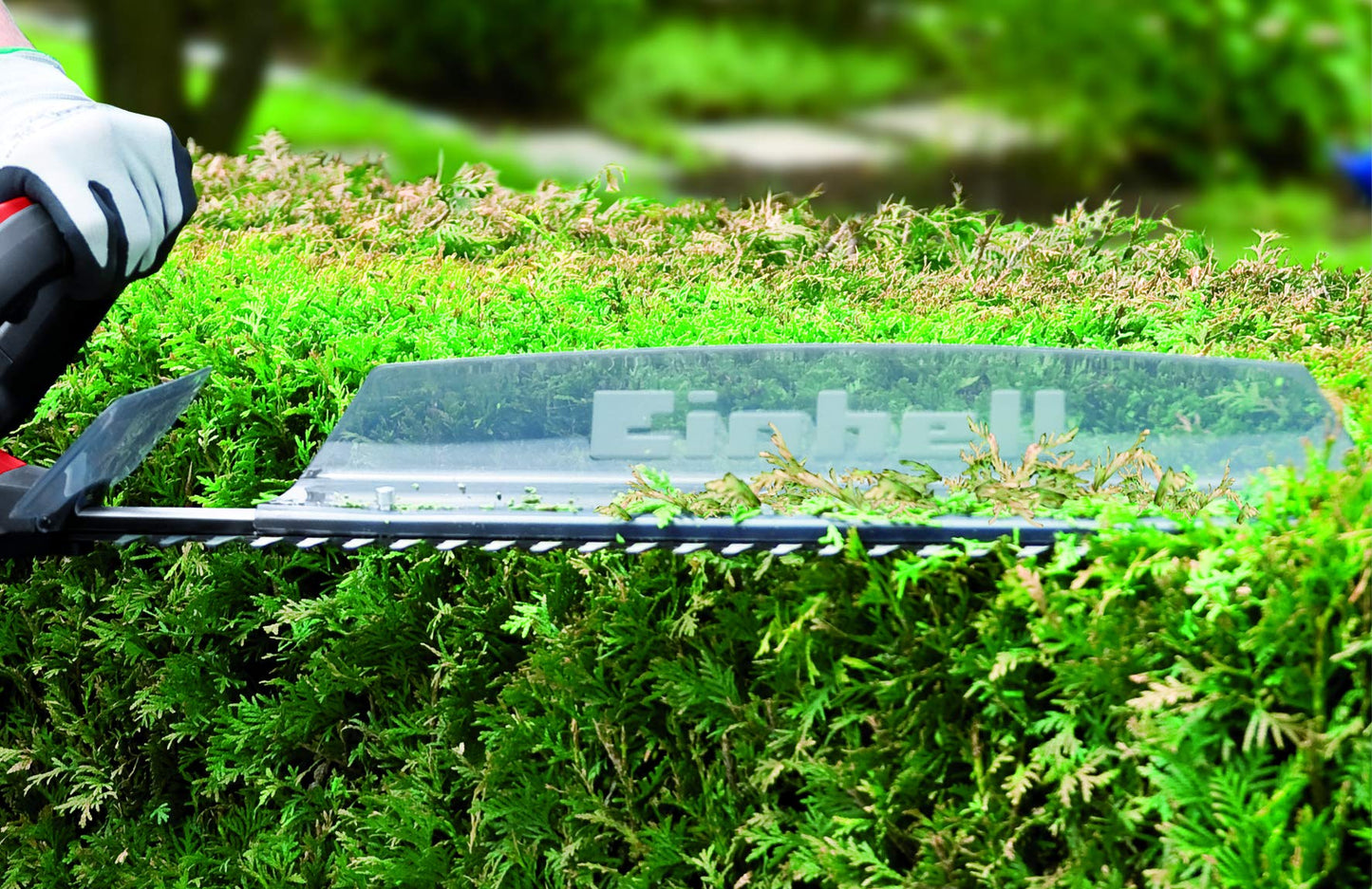Einhell Power X-Change 18V Cordless Hedge Trimmer - 55cm (22 Inch) Cutting Length, Laser-Cut Diamond-Ground Steel Blades - GE-CH 1855/1 Li Electric