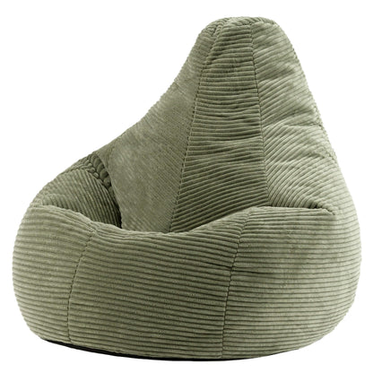 icon Dalton Cord Bean Bag with Filling Included, Green