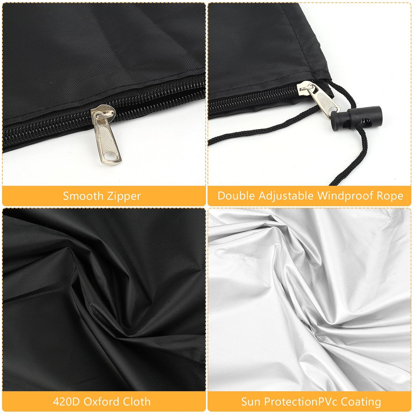 for Brabantia Rotary Washing Line Cover with Zipper, Universal 420D Oxford Waterproof Rotary Dryer Cover for OutsideRotary Line Covers