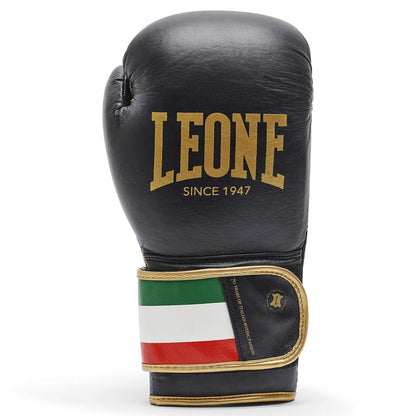 LEONE 1947, Boxing Gloves, Unisex Adult, Black, 16 OZ, GN039