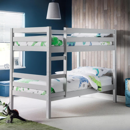 Julian Bowen Camden Bunk - Dove Grey Beds
