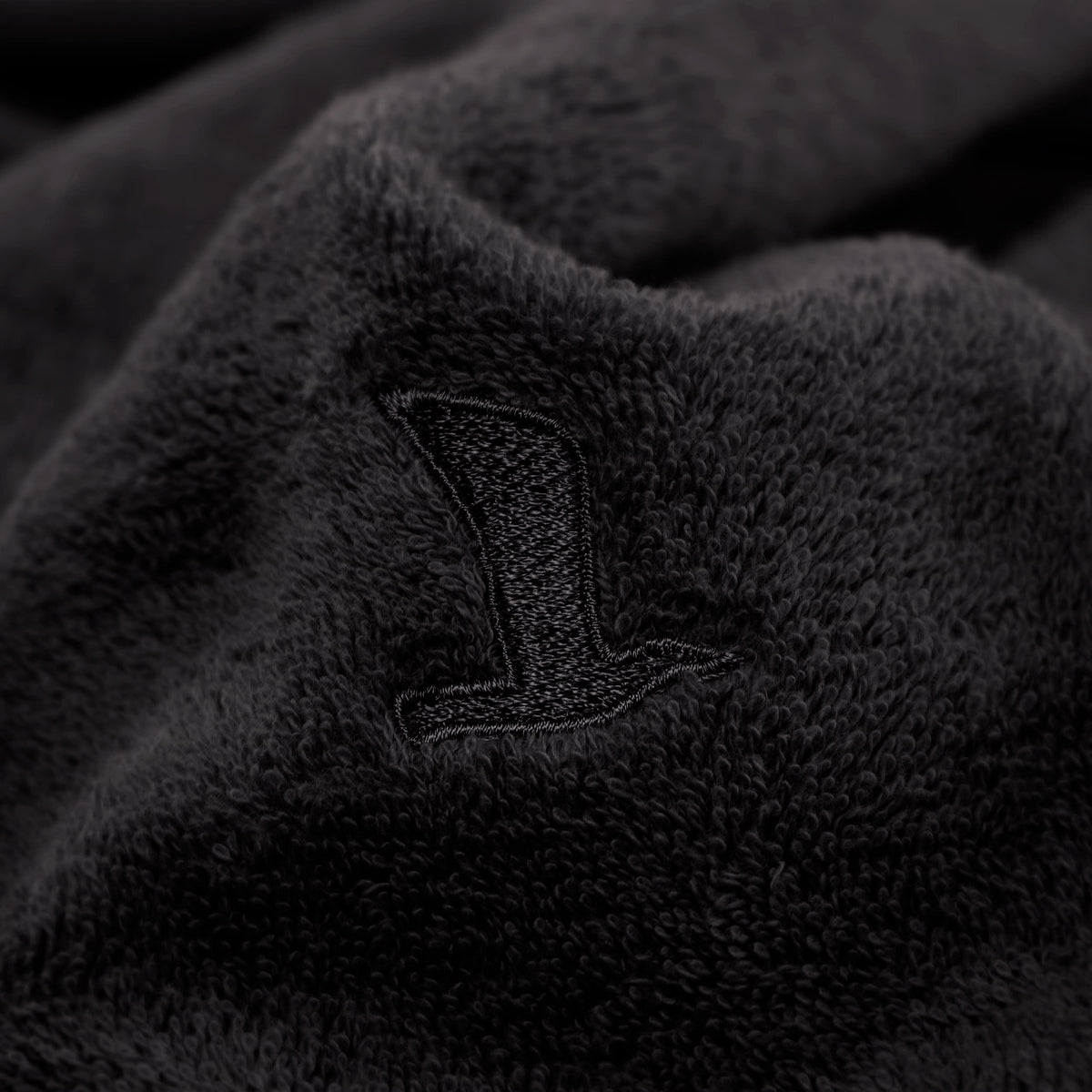 Möve Hand Towels, Black, 80 x 150 cm