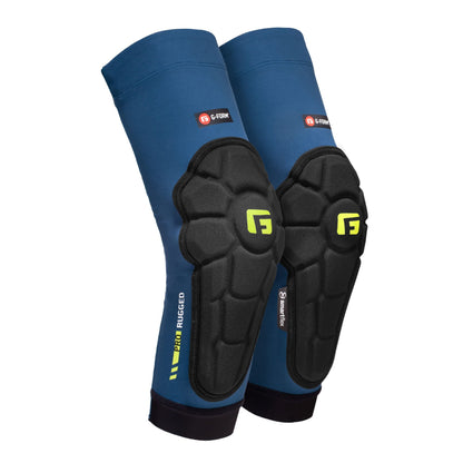 G-Form Pro-Rugged 2 MTB Elbow Guards - Dirt Bike Gear - Elbow Pads - Storm Blue, Adult X-Large
