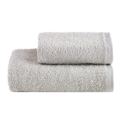 NELLA BIAGINI Minerva Bath Towel and Bidet Set, 100% Cotton Towel, 420 g/m², 110 x 60 cm + 60 x 40 cm, Soft, Absorbent, Plain