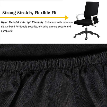 FYTXSZ Stretchable Office Chair Covers Set with Armrest Covers - Universal Fit for Gaming, Desk & Ergonomic Chairs | Durable, Machine Washable