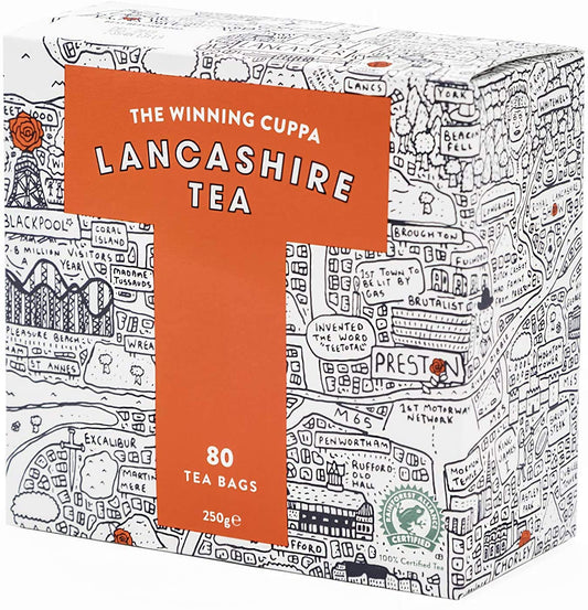 2 x Lancashire Tea Standard Blend (80 Teabags, 250g x 2 boxes)