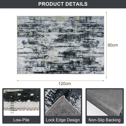 Homcomodar Office Chair Mats for Hardwood Floor 90x120cm Computer Chair Mat for Home and Office Floor Mat for Office Chair Non Slip Rubber Mats