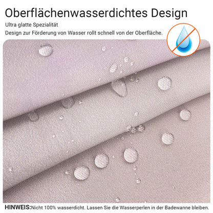 Lerores Shower Curtain, 180 x 200 cm, Yellow Duck, Weighted Hem, Anti-Mould Textile, Water-Repellent