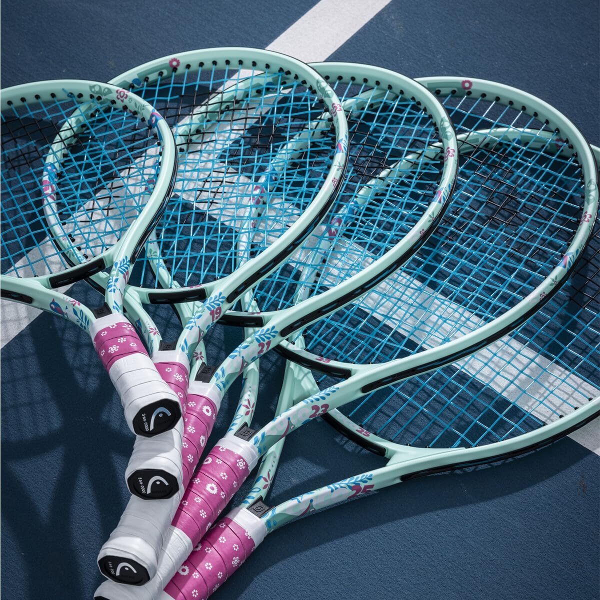 HEAD Coco 23 Tennis Racket, Mint, 6-8 Years