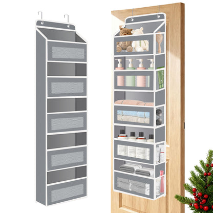Goodaily Over Door Organiser, Dark Grey Non-Woven Hanging Storage