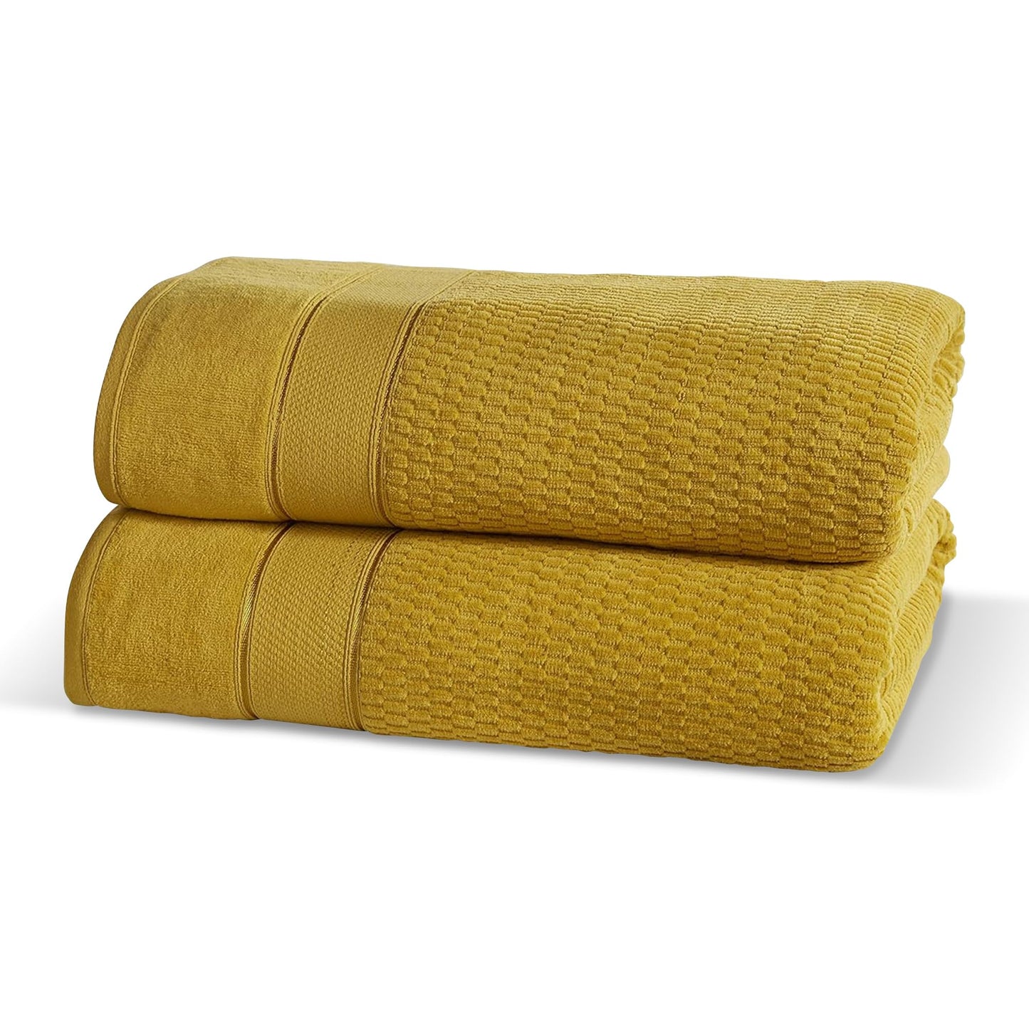 Rapport Home Royal Velvet 2 piece Bale Ochre Towel Set