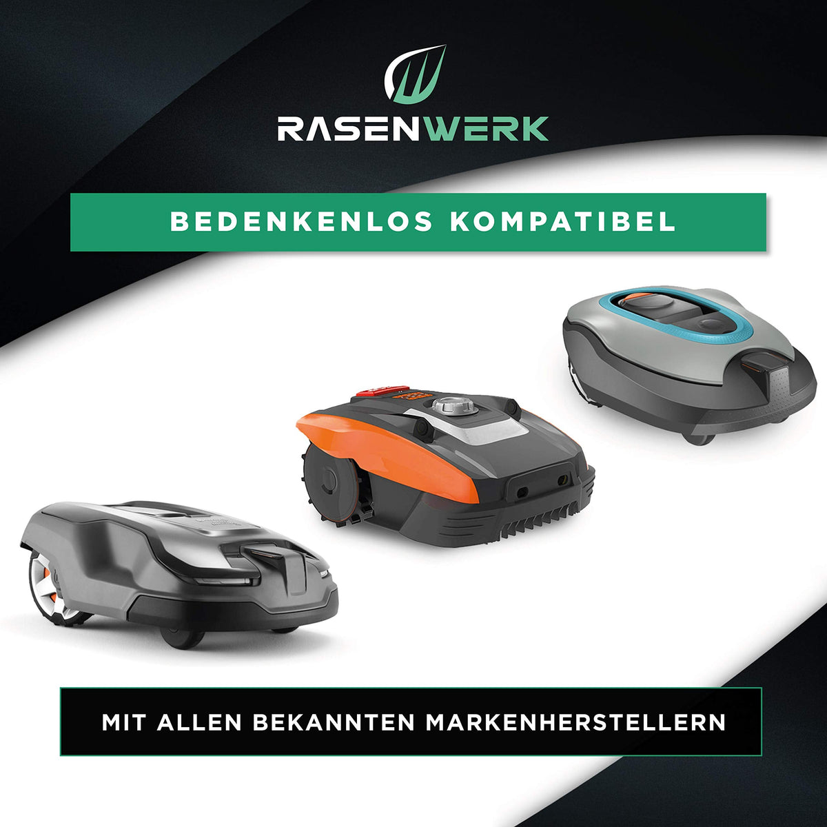 RASENWERK? - Universal Perimeter Wire for robotic lawnmower - Perimeter Wire for lawnmower - Tinned Copper Wire - Robotic Lawn Accessories - Made in