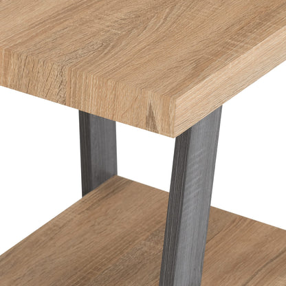 Seconique Eddie Side Table in Grey/Sonoma Effect