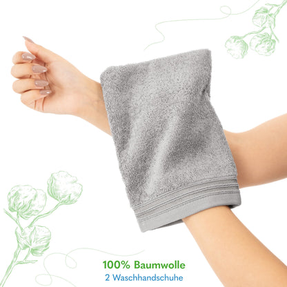 Hammetex Bathrobe 100% Cotton Unisex for Men and Women Quality 400 g/m² Quality Soft Absorbent Terry Towelling Bathrobe for Couples with Pockets