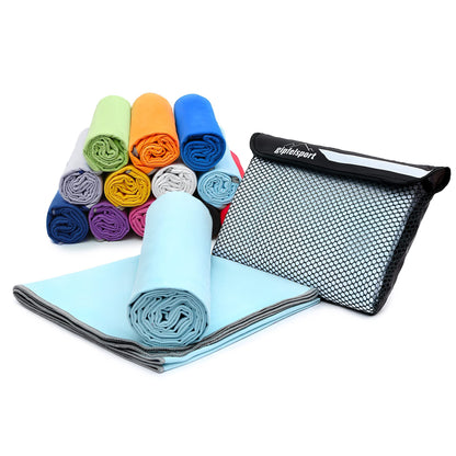 gipfelsport Microfibre Towel 1x XS(50x30cm) without bag Light blue