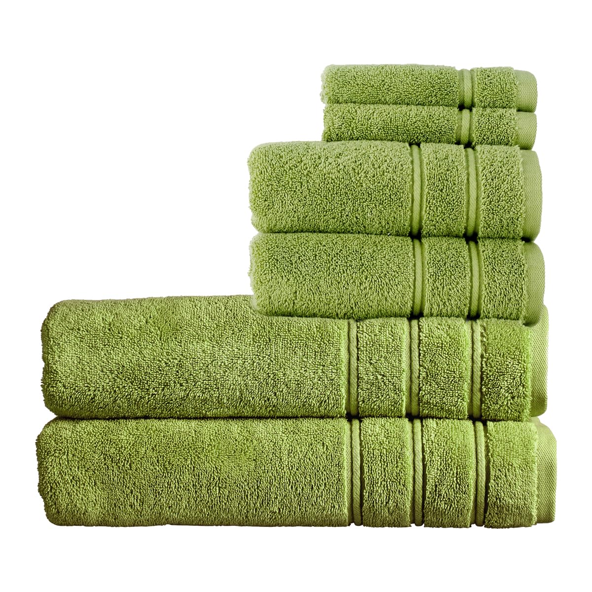 Christy Antalya Bath Sheets Set | 6 Piece | 100% Turkish Cotton | 600GSM | Soft Plush Luxury Towel Set | 2 Bath Sheets 2 Hand Towels 2 Face Cloths