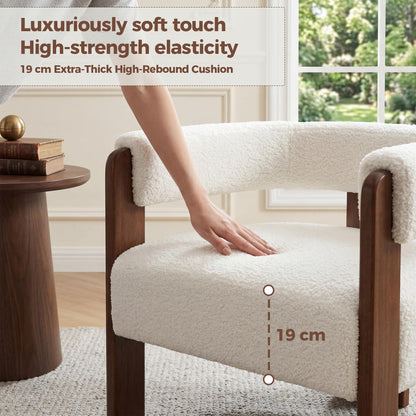 BonVache Modern Armchair Accent Chair for Living Room Bedroom Office