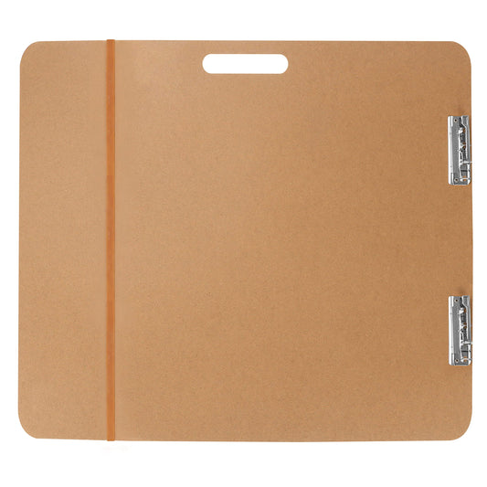 Kurtzy Large Artist Sketch Board - 66 x 58.3cm / 25.98 x 22.95 Inches - Wooden Tote Hardboard Clipboard with Handle and Double Clip - Painting,