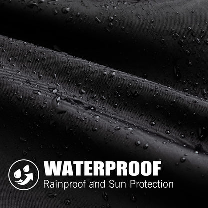 Velway Gas Grill Cover Barbecue Cover Waterproof Heavy Duty 210D Oxford Fabric Outdoor BBQ Cover UV protection Dust-Proof Windproof Weatherproof