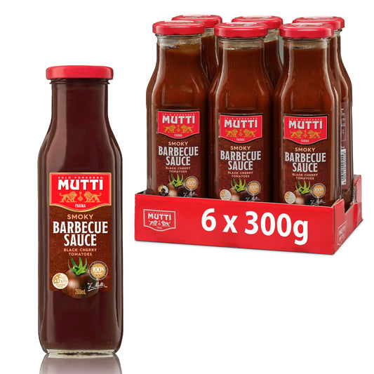 Mutti BBQ Sauce with Cherry Tomatoes 300g (Pack of 6)