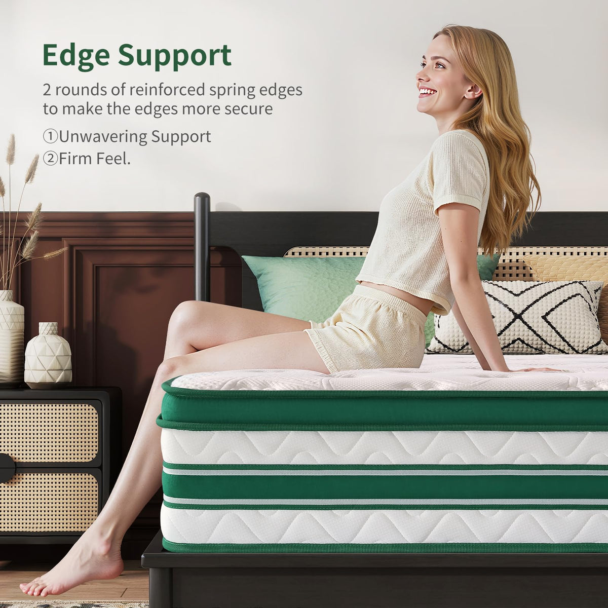 Queblox Single Mattress 3FT, 11Inch Memory Foam 7 Zone Orthopedic