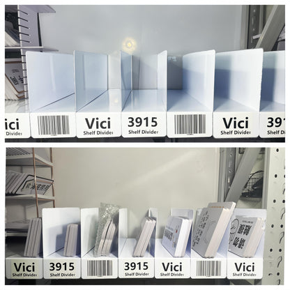 8Gnituhs 1.6MM 20 Pcs 39 * 15CM PVC Shelf Dividers for Closets Wood Shelf Separators Clothes Organizer and Bedroom Storage and Organization