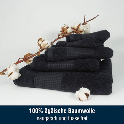 Merana Rome Washcloth Set Absorbent Soft and Lint- Terry Wash Gloves Luxury Quality Heavy Organic Cotton 590 GSM
