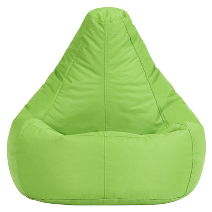 Bean Bag Bazaar Outdoor Kids Bean Bag with Filling, 2 Pack, Green